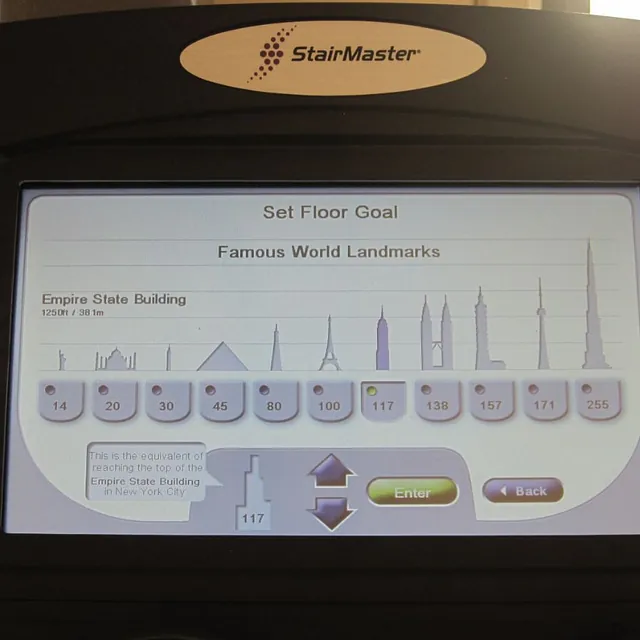 Stairmaster LCD-skjerm